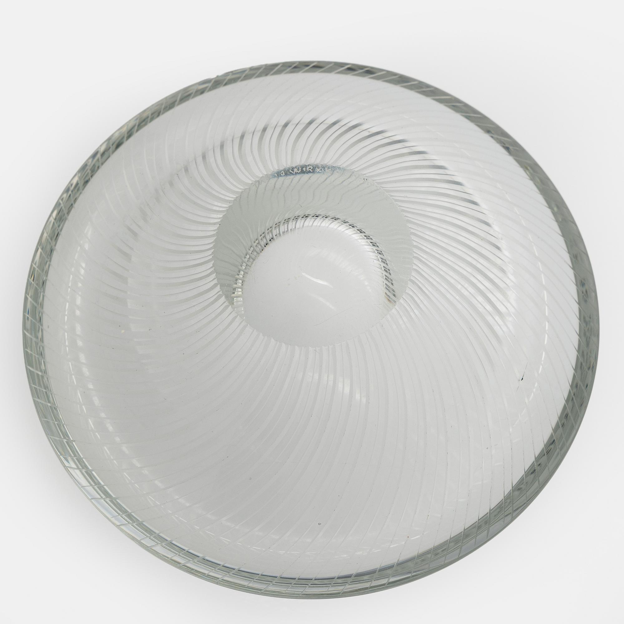 Tapio Wirkkala, malja,"3362", signeerattu Tapio Wirkkala, Iittala.