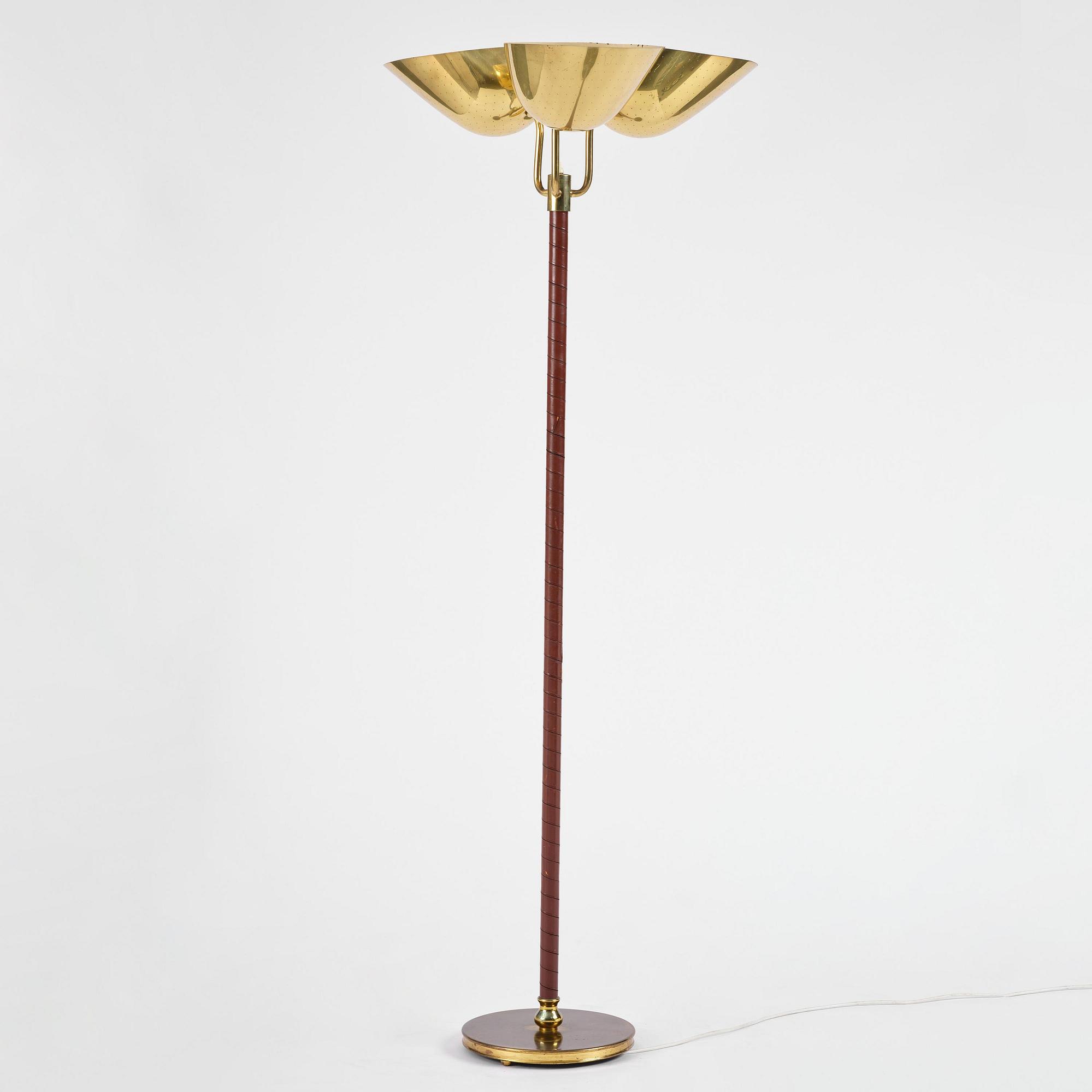 Carl-Axel Acking, a floor lamp model "2645", Bröderna Malmströms Metallvarufabrik, Malmö, 1940s-50s.