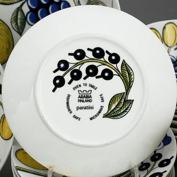 SERVIS, 26 delar, porslin, "Paratiisi", Birger Kaipiainen, Arabia.
