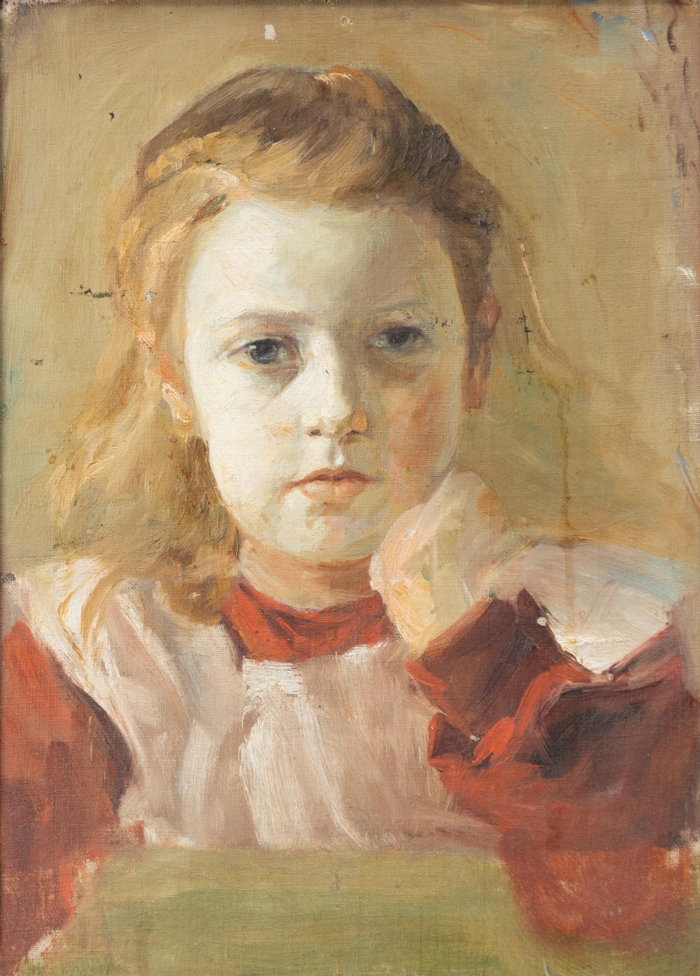 Svante Bergh, "Flickhuvud" (Olga).