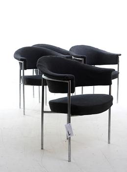 KARMSTOLAR, 4 st, 1970-tal, NK.