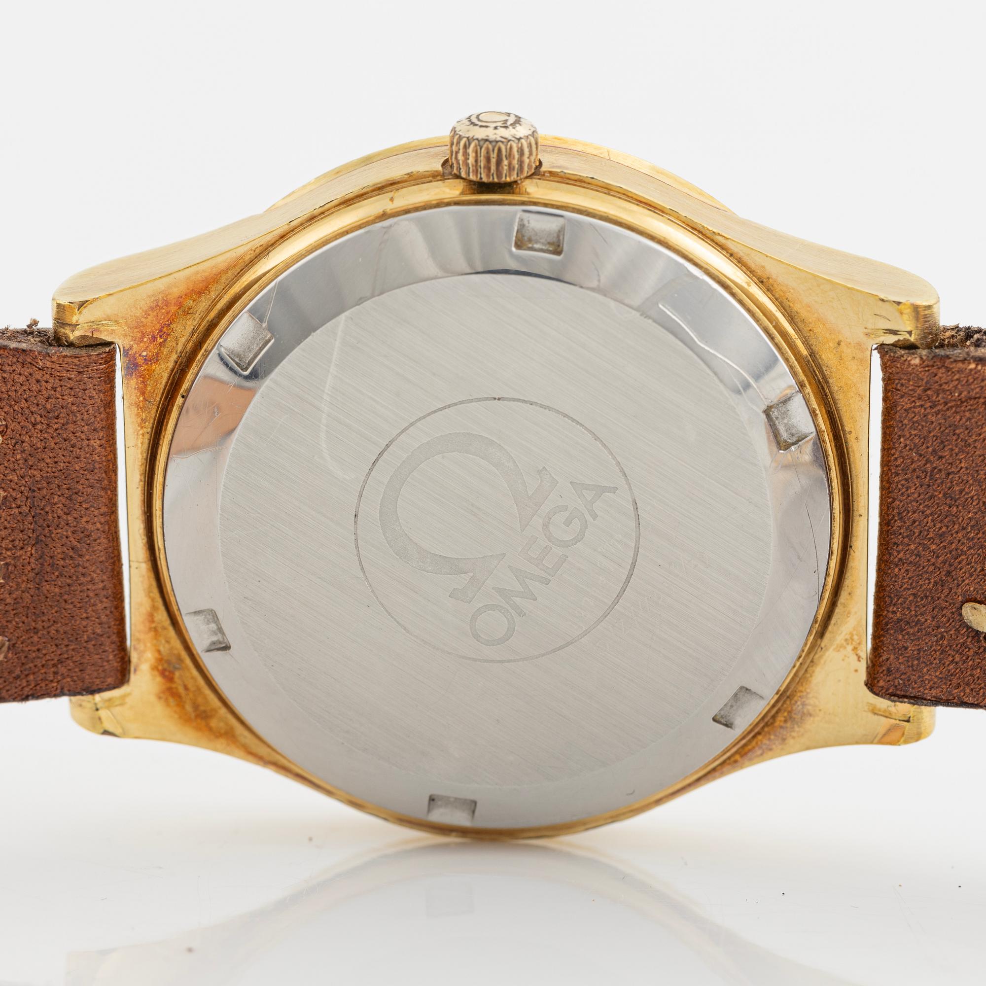 Omega, Genève, wristwatch, 36,5 mm.