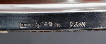 LJUSSTAKAR, 4 st, silver, T Eldh, Ceson, Stockholm, bla 1975.