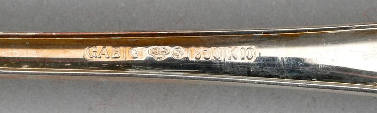 BESTICKSUPPSÄTTNING, 179 delar. Silver. Bl a GAB Stockholm 1984. Tot ca 6675 g.