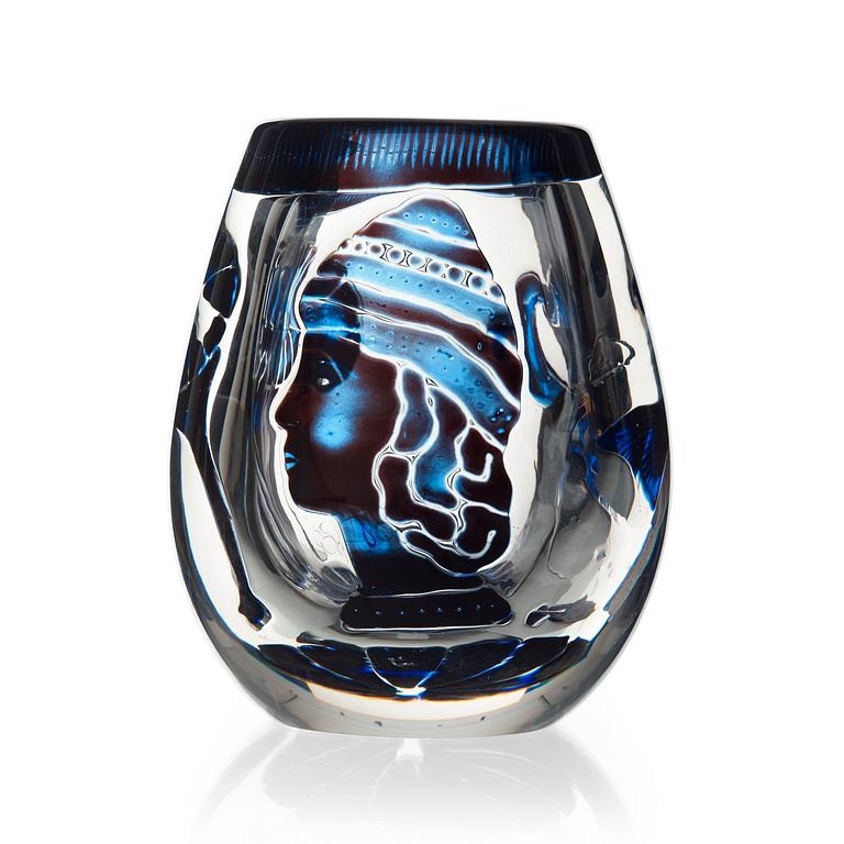 Edvin Öhrström, vas, ariel, Orrefors 1956.