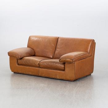 A Roche Bobois leather sofa late 20th century.