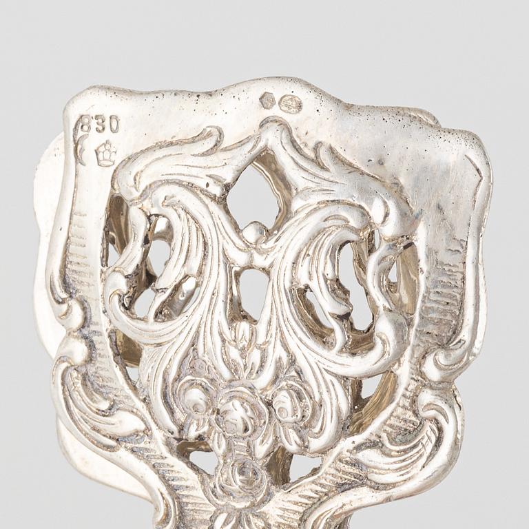 Kaffeservis, 3 delar, silver, rokokostil, GAB, Stockholm, 1926.