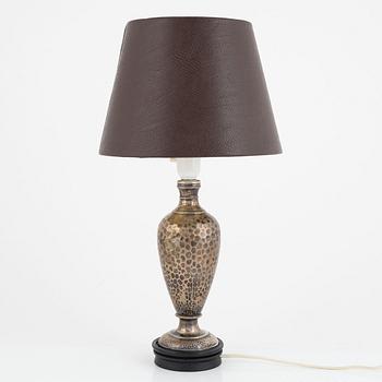 A Danish silver table light, Copenhagen 1897.