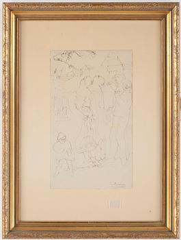 Ernst Josephson · ERNST JOSEPHSON, tuscheckning, sign.