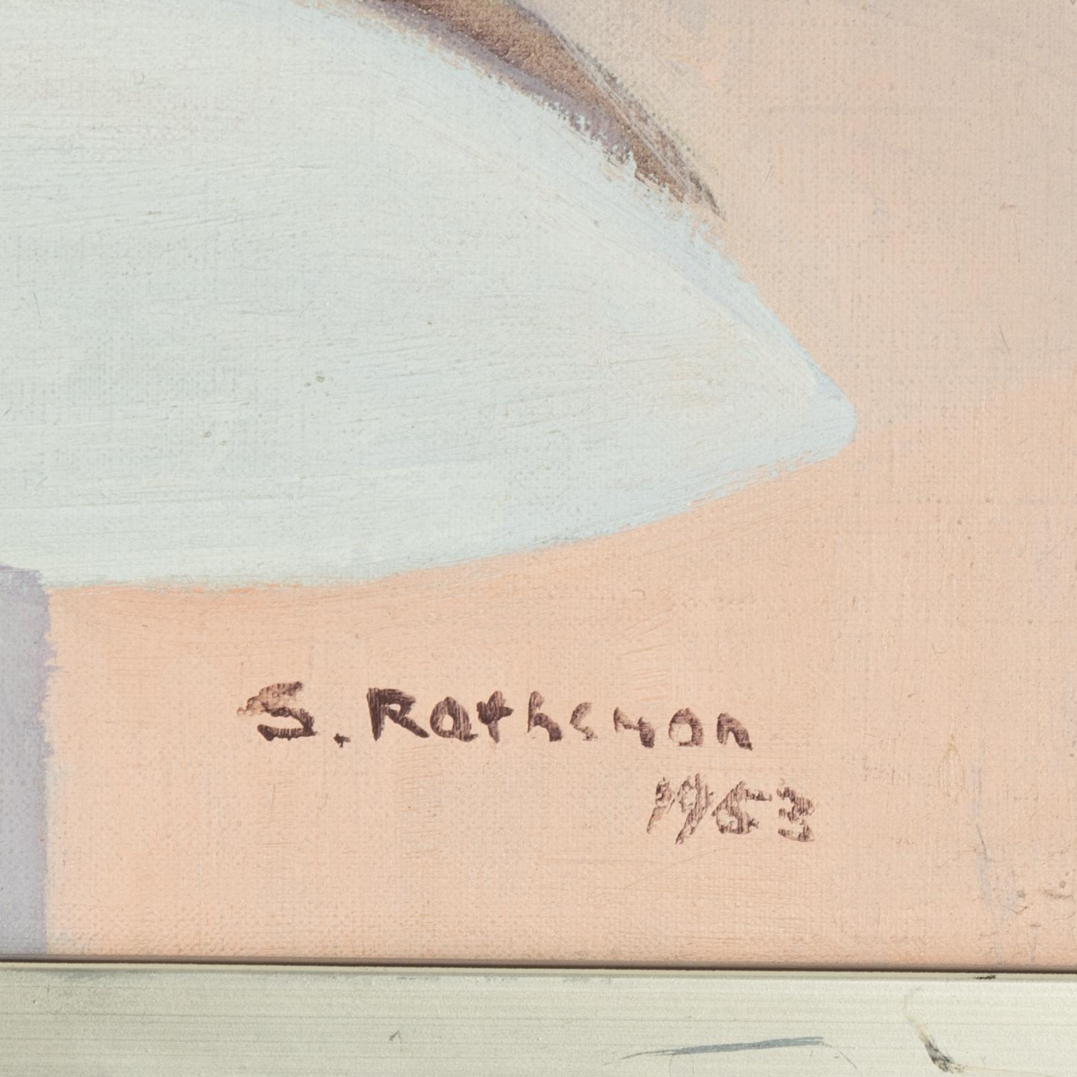 Siri Rathsman, oil on canvas, signed and dated 1953.