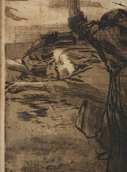 Käthe Kollwitz, ”Losbruch” from: Bauernkrieg (Peasant's War).