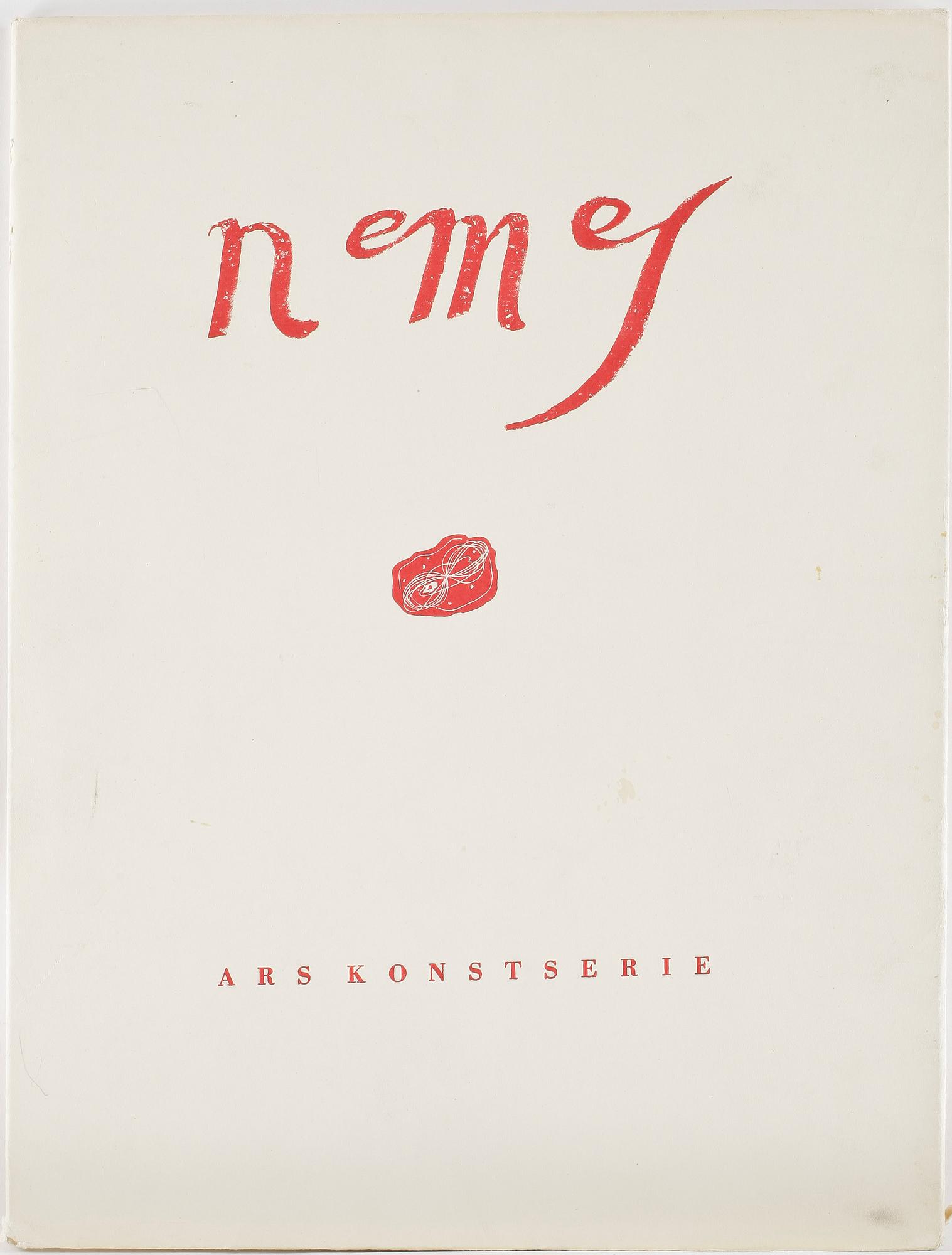 ENDRE NEMES, litografier, 6 st, i mapp. Signerade.