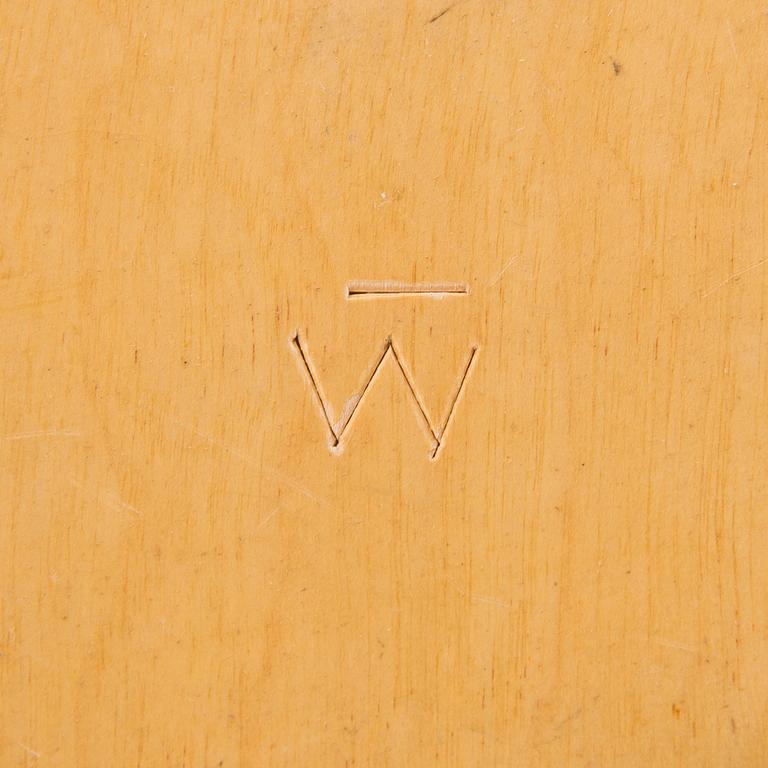 Tapio Wirkkala, A plywood dish signed TW.