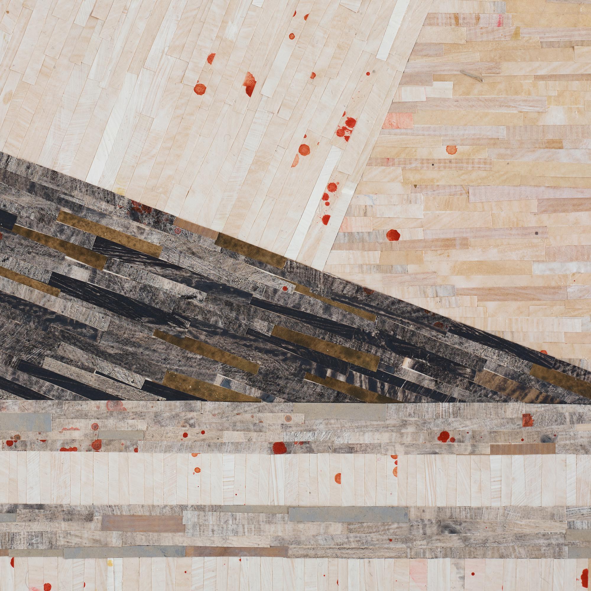 Rebecka Bebben Andersson, collage on paper, signed BF BBEN and dated -12.