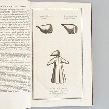 With 248 engraved plates relating to religious costumes and ceremonies, including distant lands such as China, 9 vols.