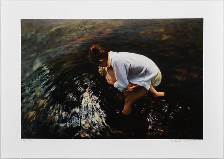 Karin Broos, giclée, signed 26/90.