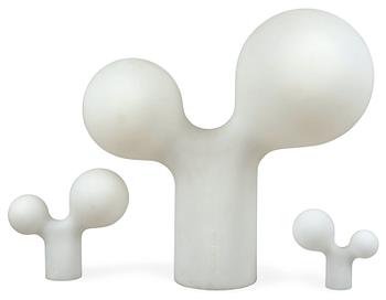 7. Eero Aarnio, DUBBELBUBBLA LAMPOR, 3 ST.