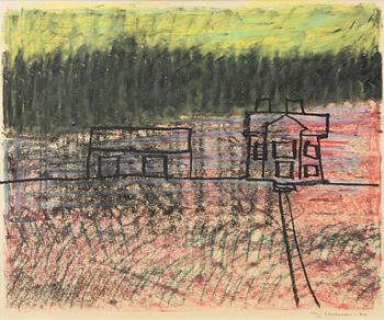Stig (Slas) Claesson, Composition with Buildings.