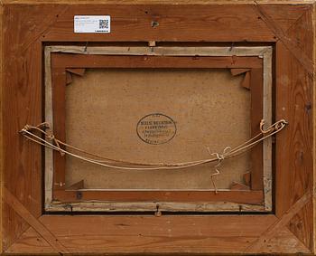 OKÄND KONSTNÄR, olja på duk, signerad Borgs och daterad -88.