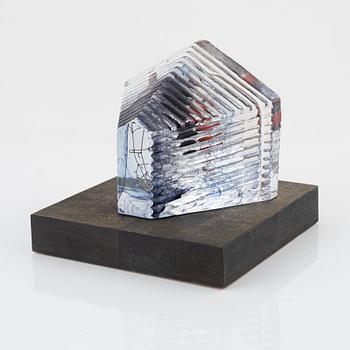 Bertil Vallien, skulptur, glas, Kosta Boda Atelier, 2/1000.