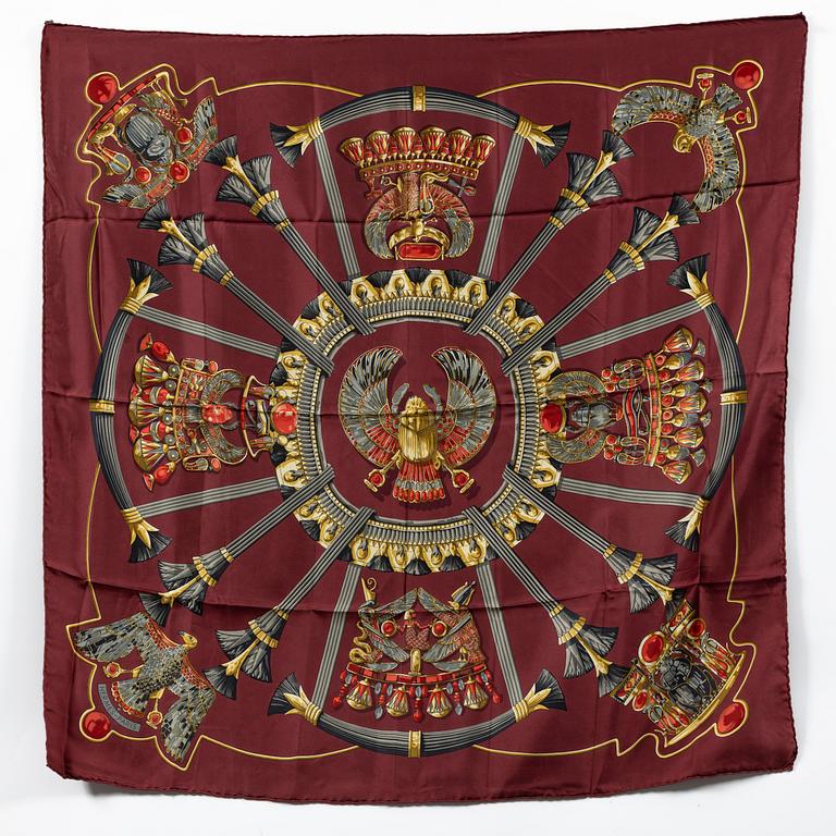 Hermès, scarf, "Egypt - Scarabs and Pectorals".