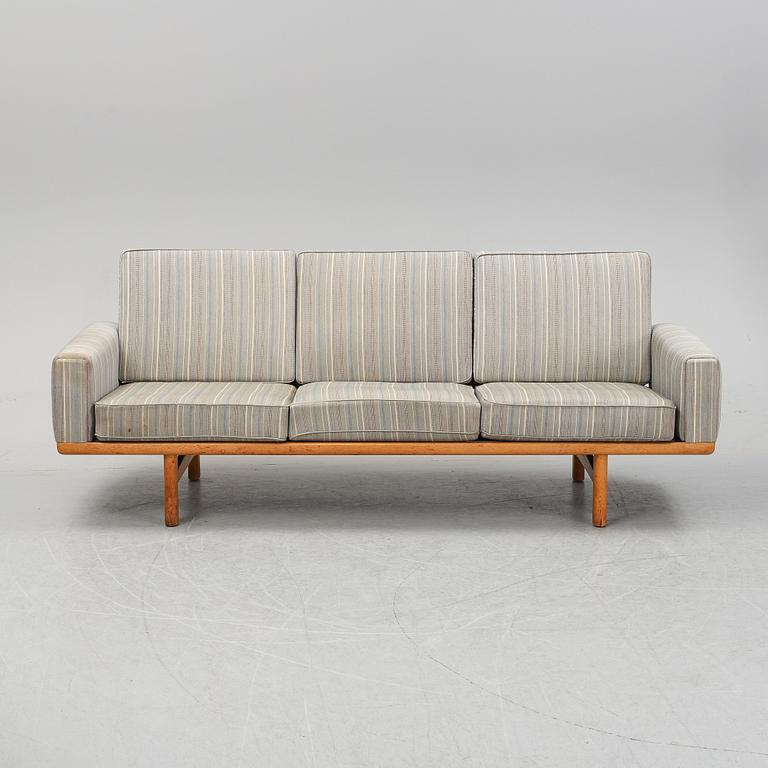 An oak sofa, model no "GE-236" by hans J Wegner, second half of 20th century.