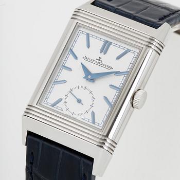 JAEGER-LeCOULTRE, Reverso Tribute Duoface, armbandsur, 25.5 x 31 (42) mm.