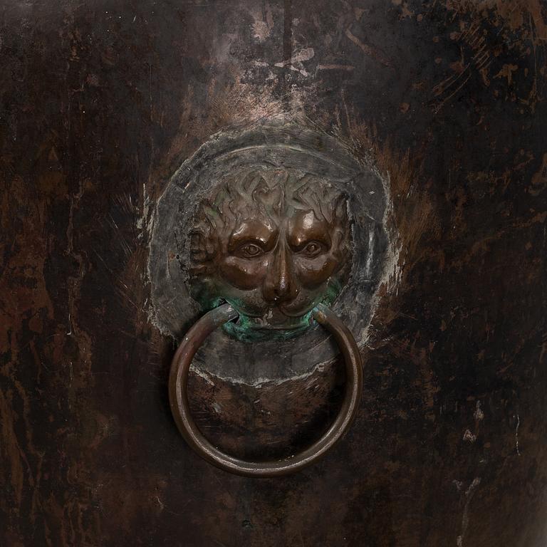 Vattentunna, koppar, 1800-tal.