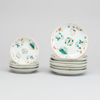 6+4 Chinese porcelain plates from 19th century.