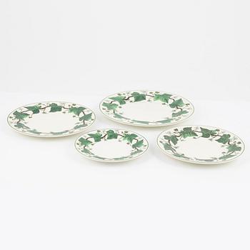 A 82-piece dinner service, 'Napoleon Ivy', Wedgwood, England.