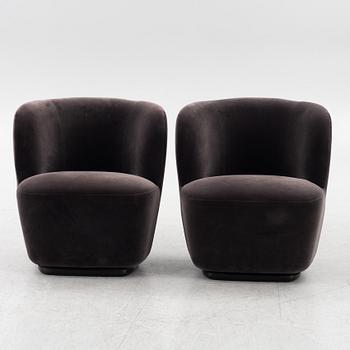 Space Copenhagen, armchairs, a pair, "Stay Lounge Chair", Gubi, Denmark.
