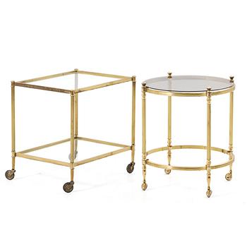 Serving trolleys, 2, 20th century.