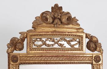 SPEGEL, av Nils Meunier (mästare i Stockholm 1754-1797). Gustaviansk.