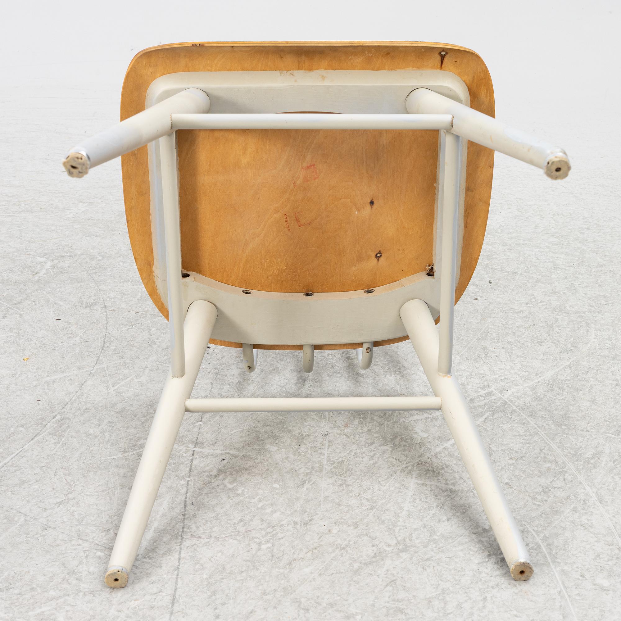 Four chairs from Albin Johansson and Sons AB, Hyssna, 1950s/60s.