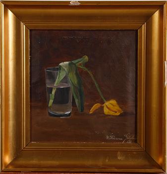 OKÄND KONSTNÄR. Olja på duk, sign o dat 1911.