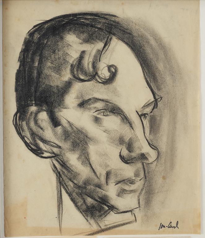 John Jon-And, oencil drawing, 6 framed together., signed.