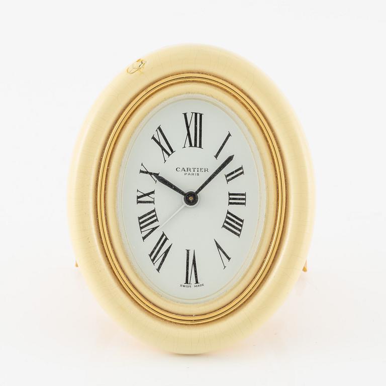 Cartier, table clock, 83 x 65 mm.