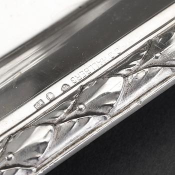 BRICKA, silver, Tyskland, CG Hallberg, 1912. 1502 gram.