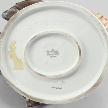 FIGURIN, porslin, J. Feldtmann,  Rosenthal, 1900-talets andra hälft.