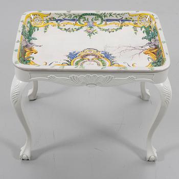 Brick table, faience, after Rörstrand, 1929.