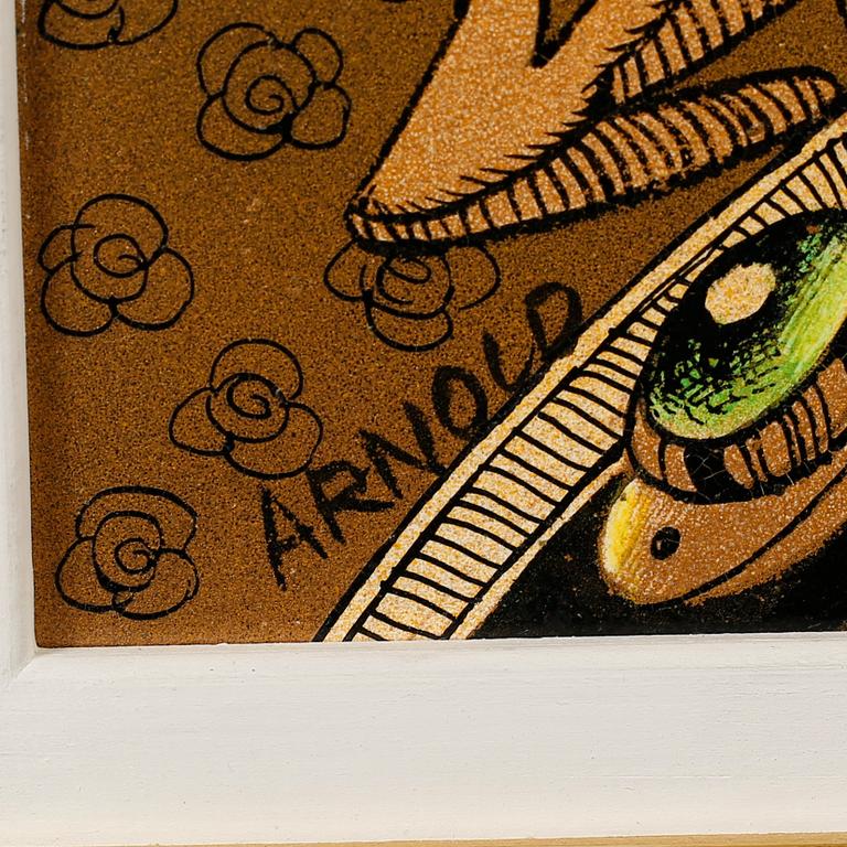 HANS ARNOLD, mixed media, signed.