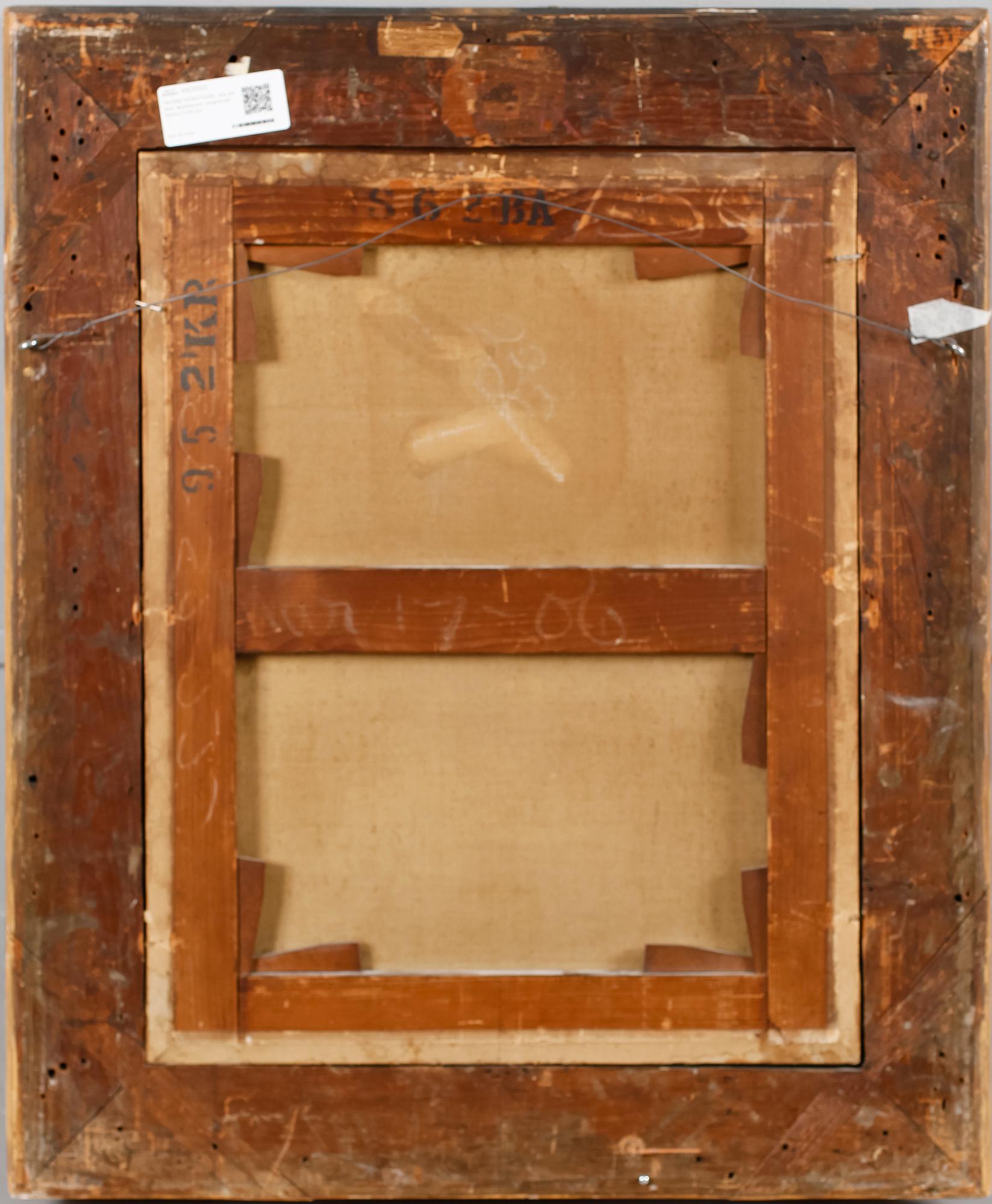 OKÄND KONSTNÄR, olja på duk, dubblerad, osignerad, 1600-/1700-tal.