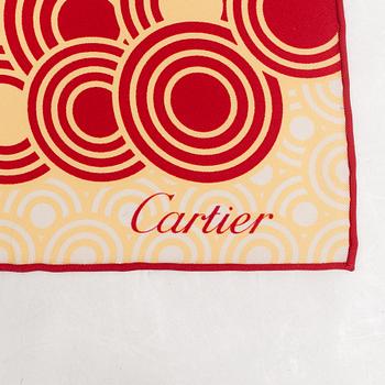 Cartier, a twill silk scarf.