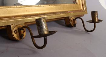 SPEGELLAMPETT, gustaviansk, 1700-talets slut, förgylld.
