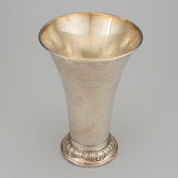 A silver cup by GAB Stockholm 1931. Weight c. 530 gram.