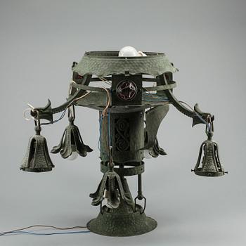 TAKLAMPA, jugendstil, 1900-talets första hälft.