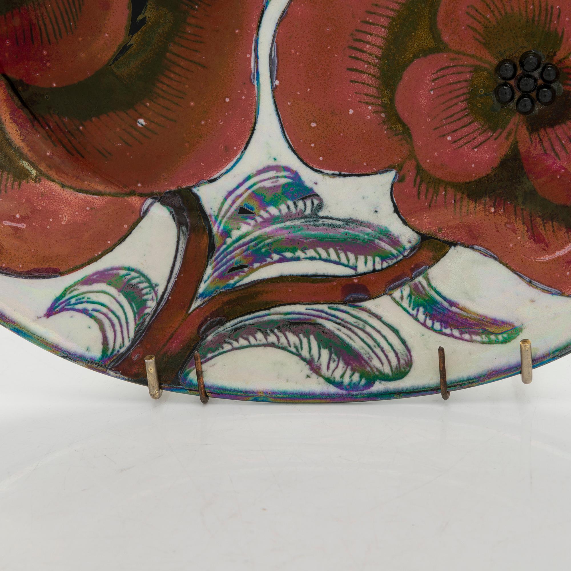 Birger Kaipiainen, fat, keramik, signerad Kaipiainen Arabia.