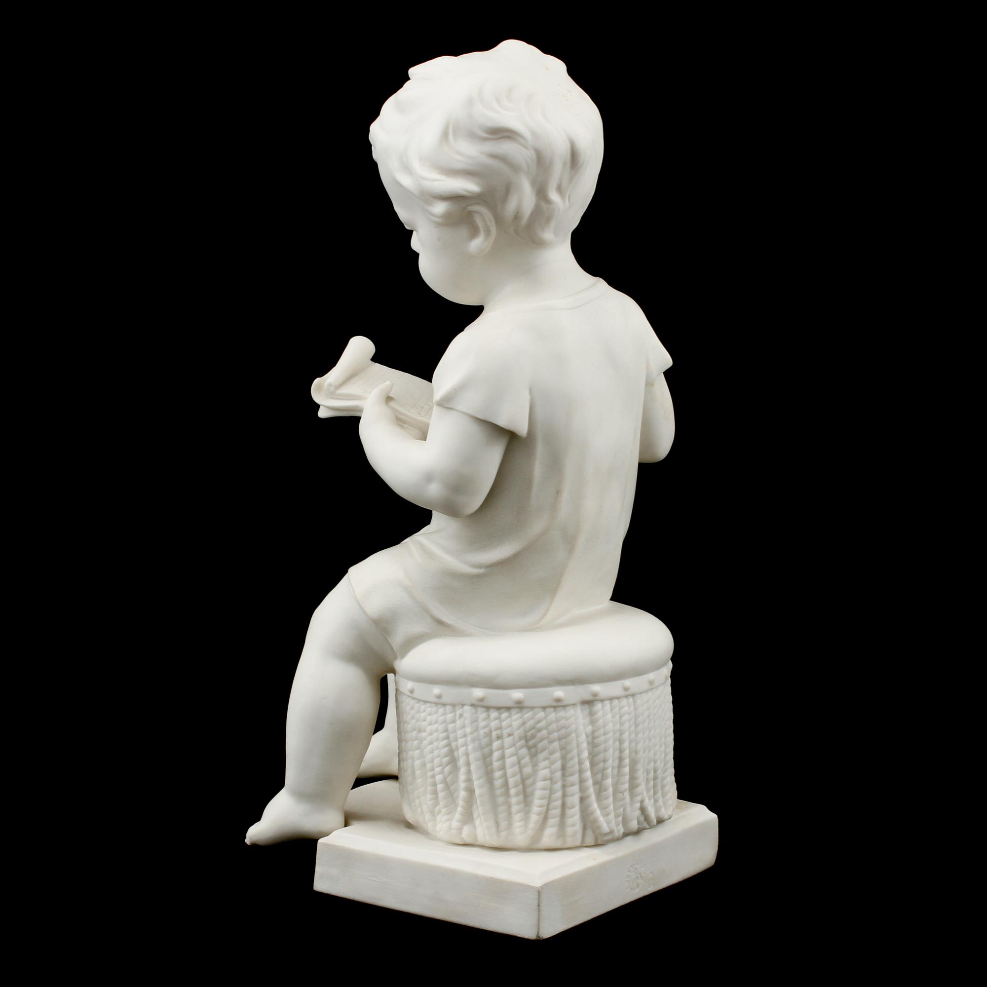FIGURIN, parian, Gustafsberg, 1913.
