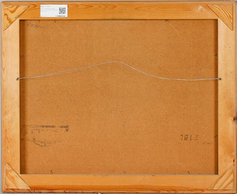 UNO VALLMAN, olja på pannå, signerad och daterad 1966.