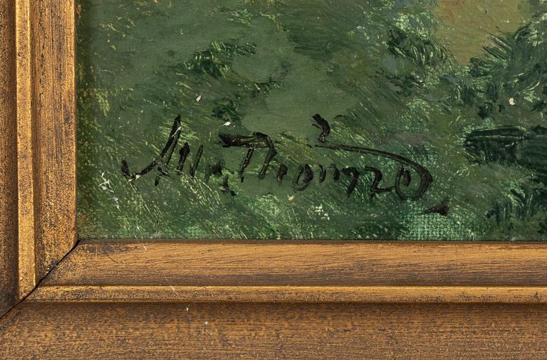 Alfred Thörne,  Vy av Karsfors.